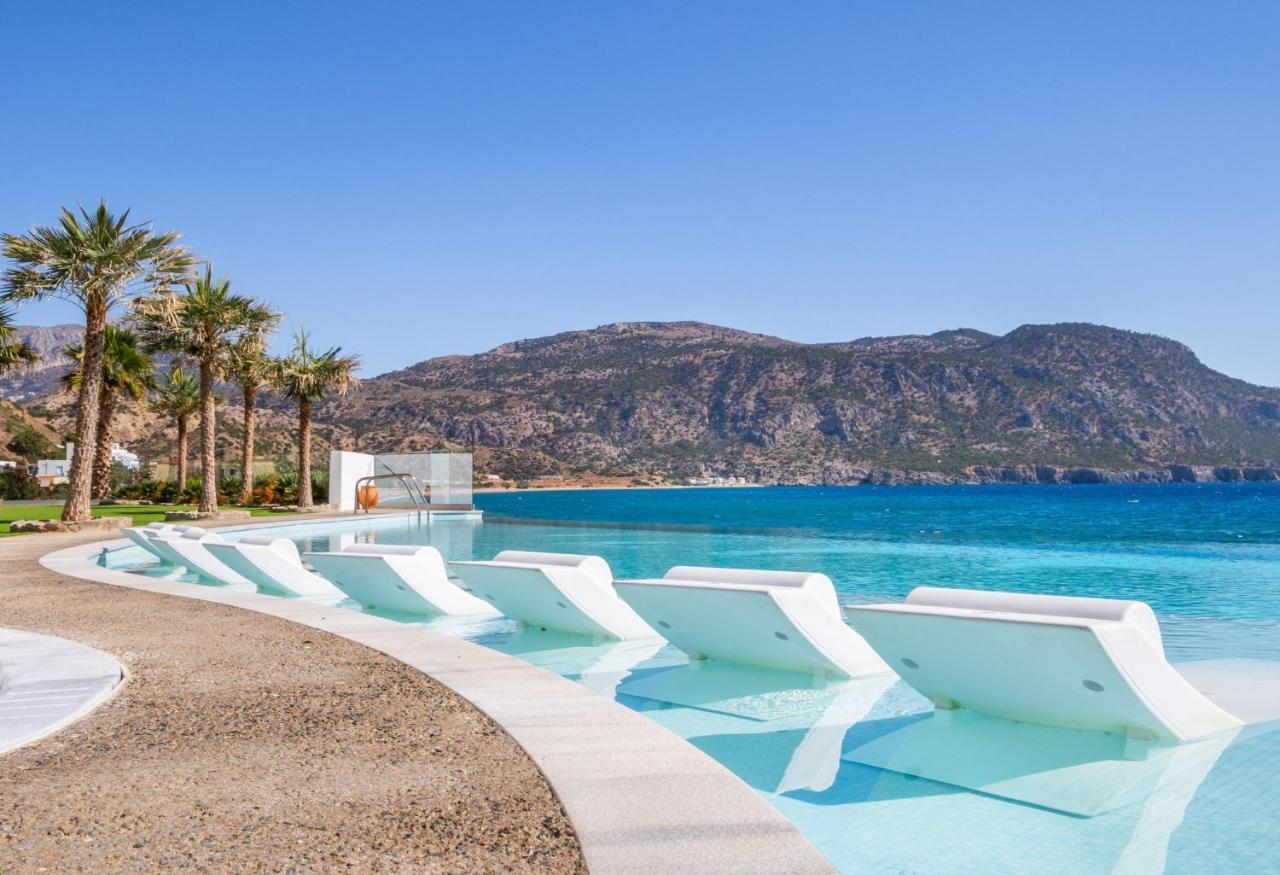 Konstantinos Palace Karpathos Bagian luar foto