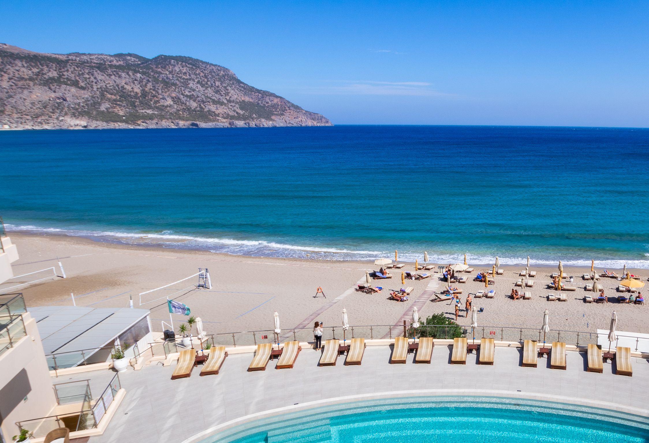 Konstantinos Palace Karpathos Bagian luar foto