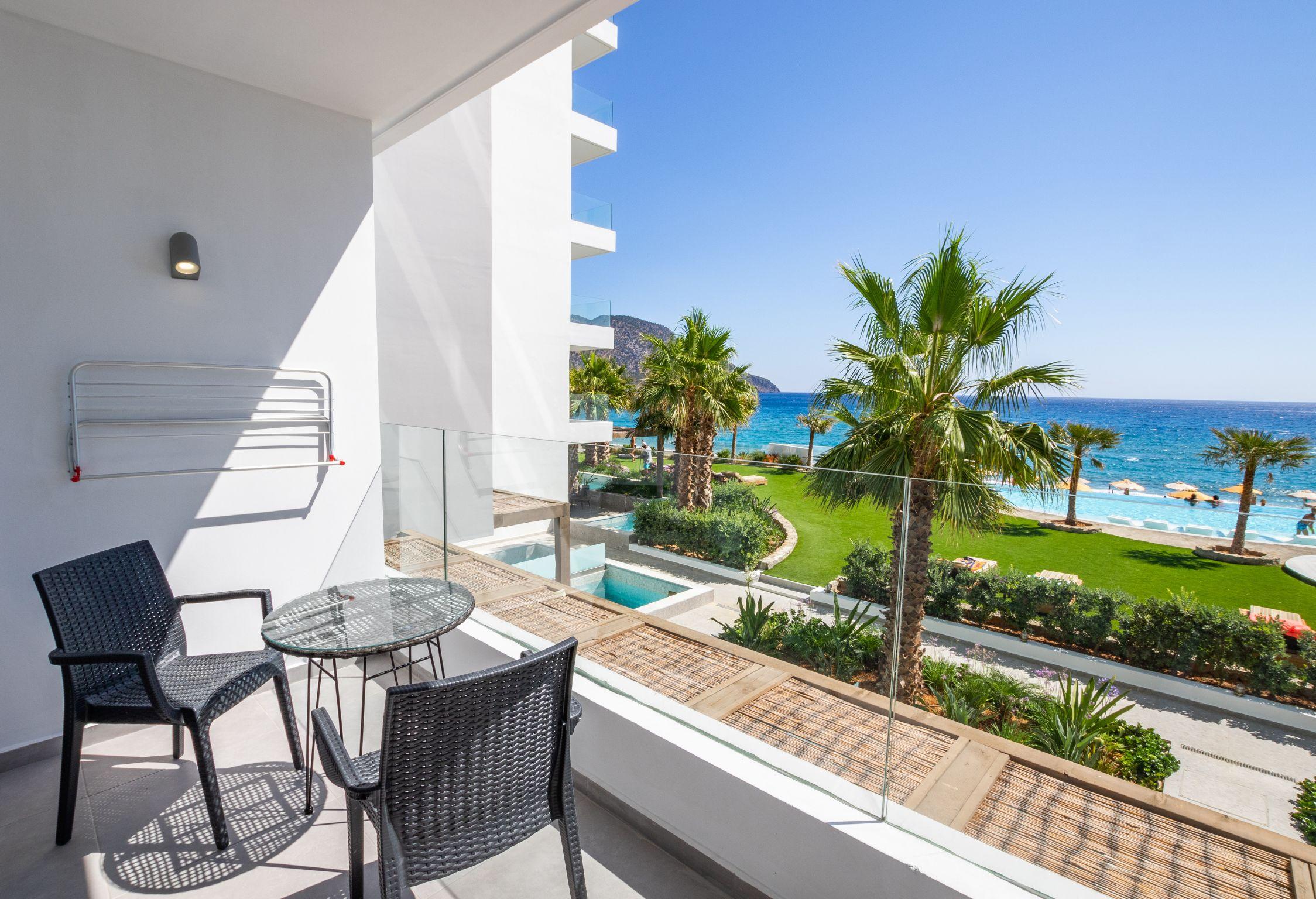 Konstantinos Palace Karpathos Bagian luar foto