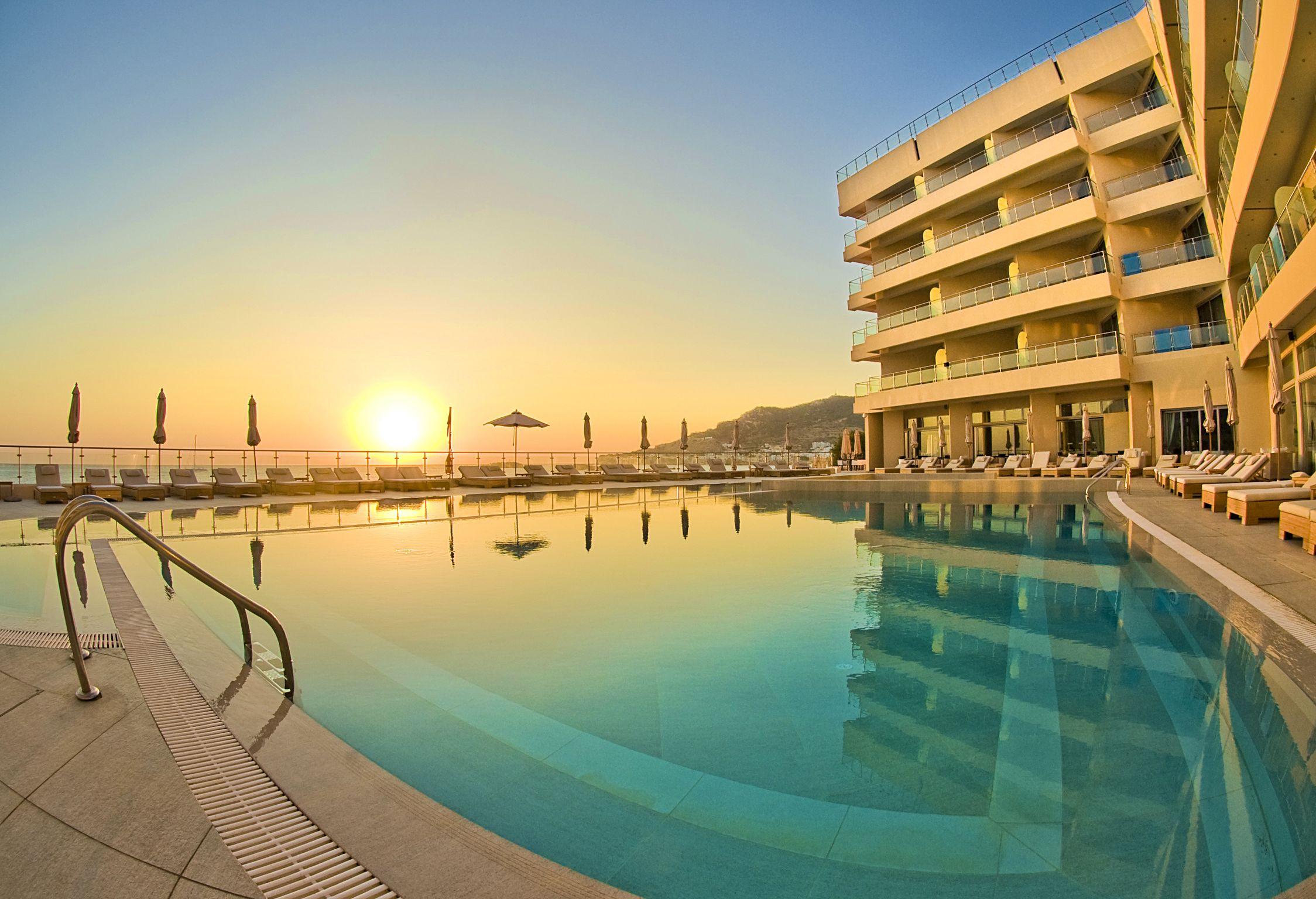 Konstantinos Palace Karpathos Bagian luar foto