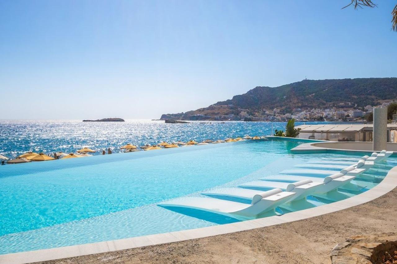 Konstantinos Palace Karpathos Bagian luar foto