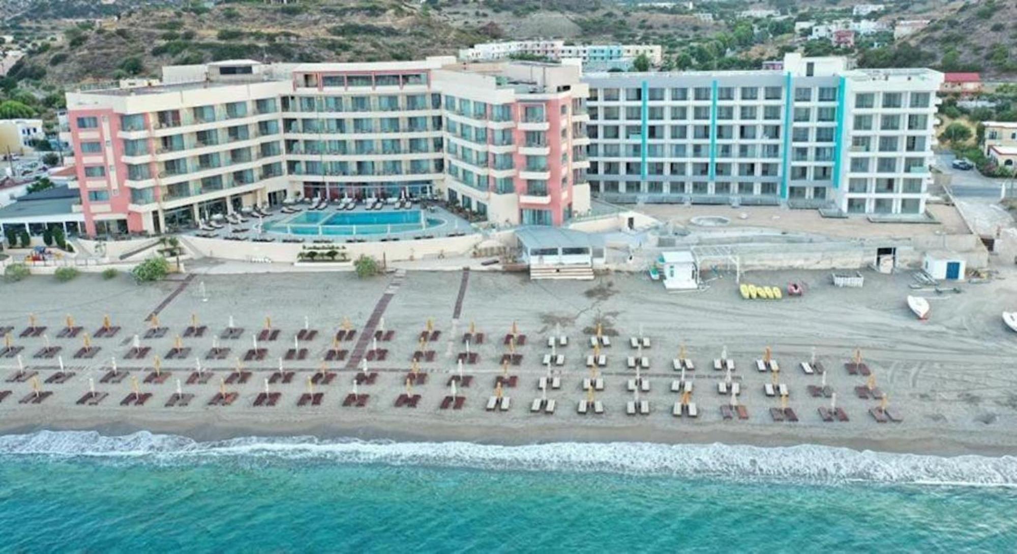 Konstantinos Palace Karpathos Bagian luar foto